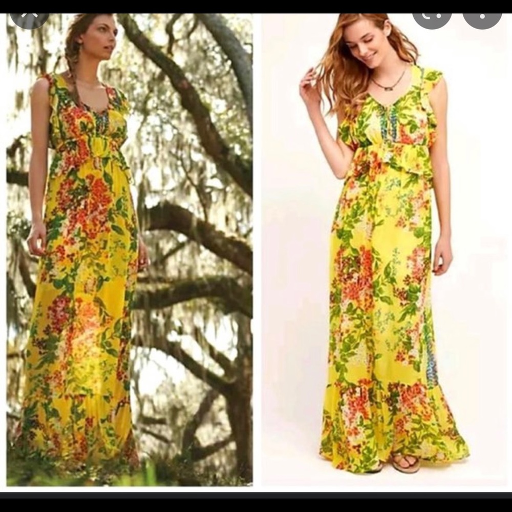 Anthropologie Tracy Reese Sungrove Maxi Dress